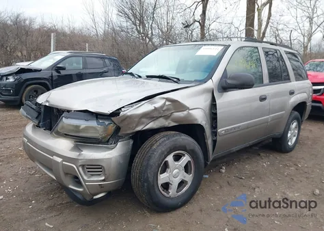 2002 Chevrolet Trailblazer Ls из США, поврежденный, VIN 1GNDT13S422512919